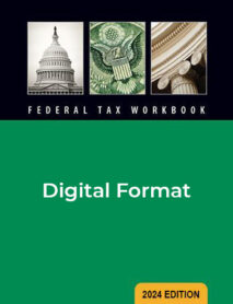 2024 Federal Tax Workbook (Digital)