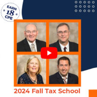 Conversations with Your Fall Tax School Instructors